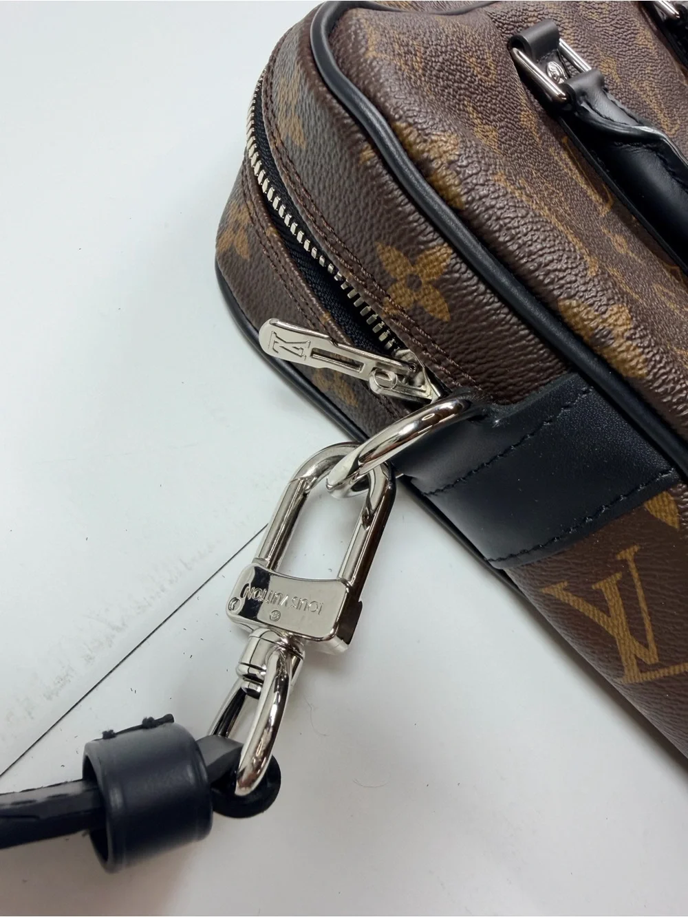 Louis Vuitton Porte Documents Voyage Macassar Monogram Briefcase